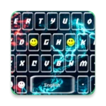 photo keyboard themes android application logo